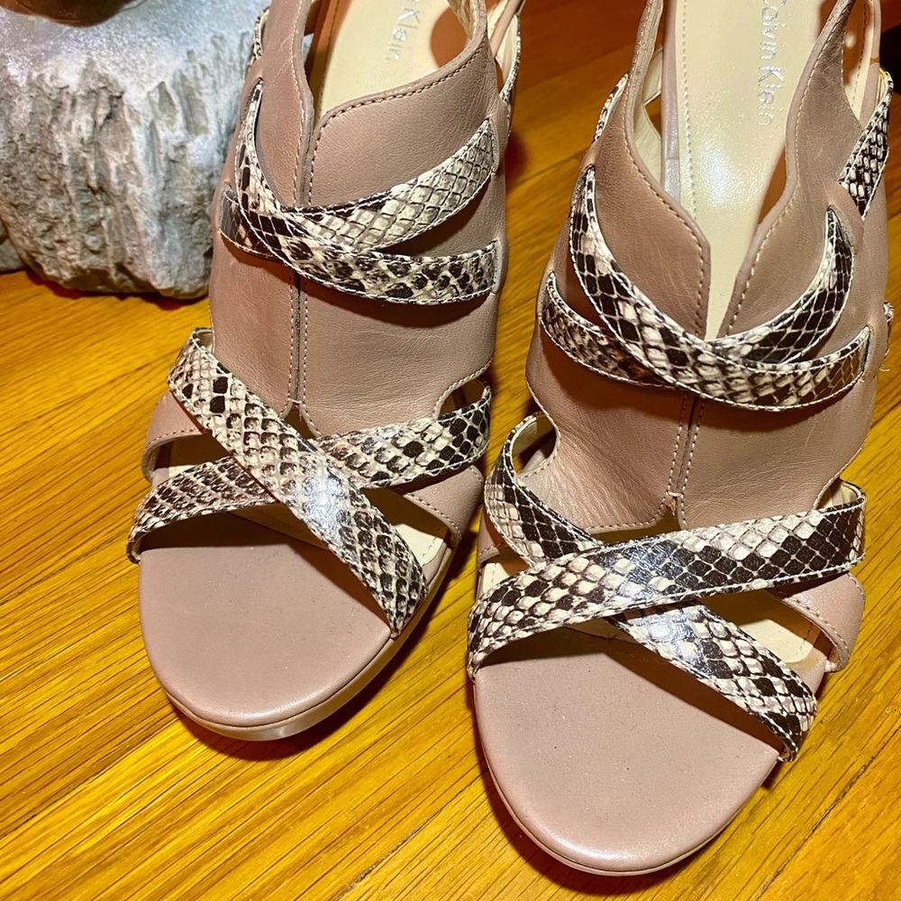 Calvin Klein heels, size 9